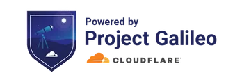 Powered by Cloudflare Project Galileo